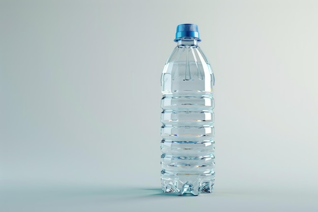 Bouteille d'eau isolée sur blanc