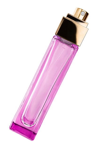 Bouteille de parfum isolé