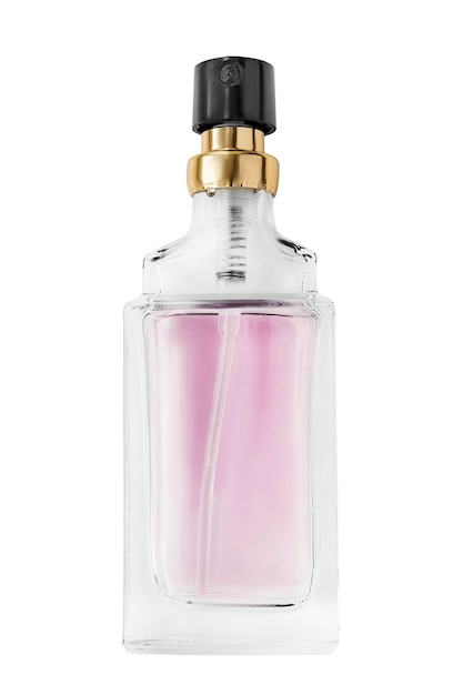 Bouteille de parfum isolée