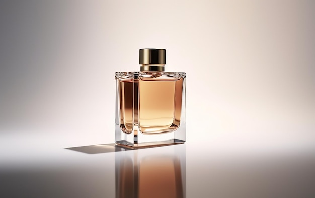 Une bouteille de parfum avec le mot parfum dessus