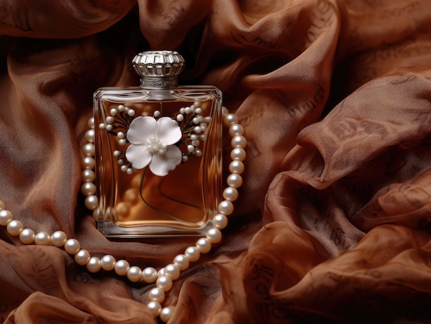 Bouteille de parfum le plus étonnant fond d'écran HD 8K Image photographique