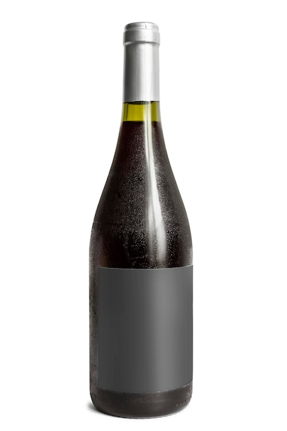 Bouteille de vin isolé