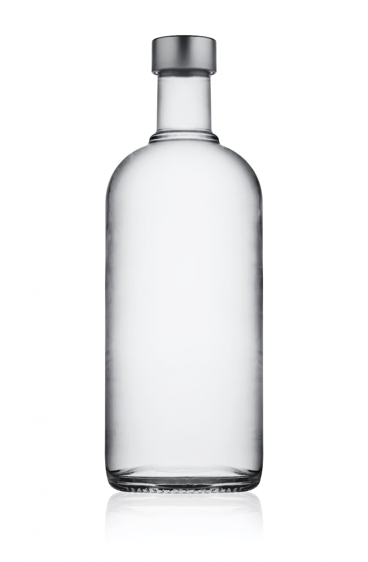 Photo bouteille de vodka complètement fermée