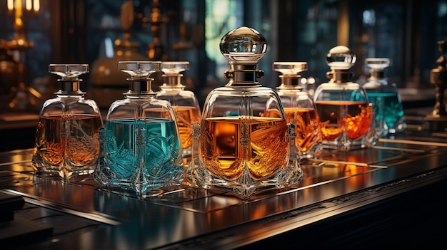 Bouteilles de parfums