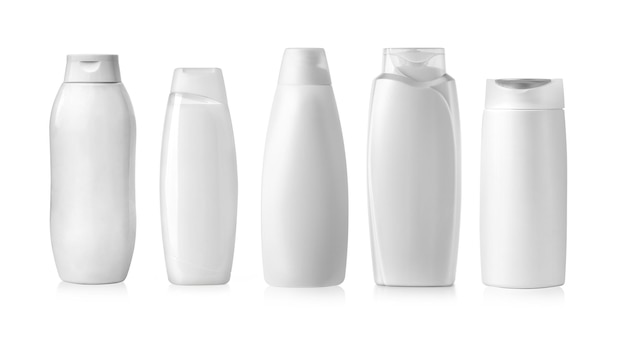 Bouteilles en plastique pour le shampooing