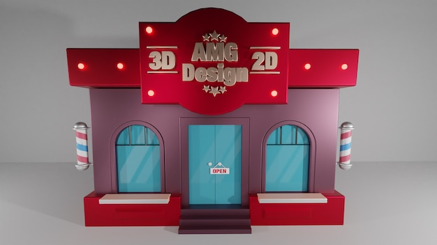 Boutique 3D pour faire du shopping et plus