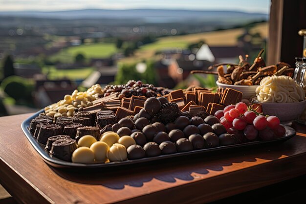 Boutique de chocolats à Cessnock Australie à côté de Vineyards generative IA