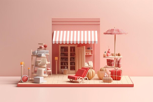 Boutique en ligne de miniatures 3D