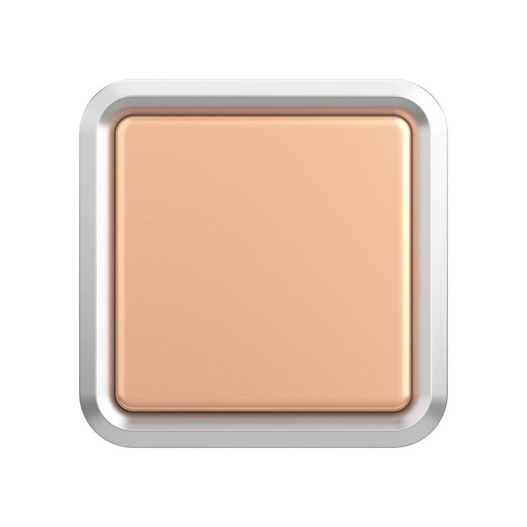 Photo le bouton 3d le bouton vide illustration 3d