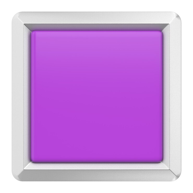 Photo bouton 3d bouton vide illustration 3d