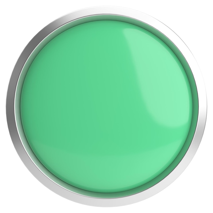 Photo bouton cercle 3d bouton vide illustration 3d