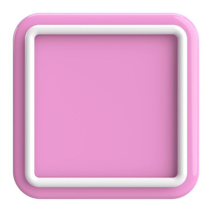 Photo bouton rectangle 3d bouton vide illustration 3d