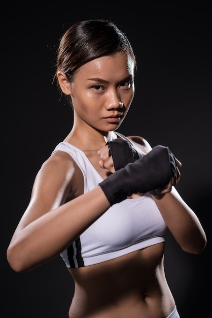 Boxer féminin