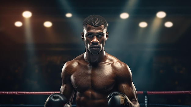 Boxeur afro-américain