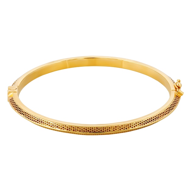 Bracele d'or de dame. cadeau de femme de bijoux élégant.