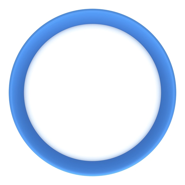 Un bracelet blanc en caoutchouc bleu étirable en plastique