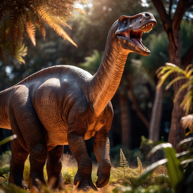 Brachiosaurus animal préhistorique dinosaure photographie de la vie sauvage d'animaux préhistoriques dinosaure vie sauvage p