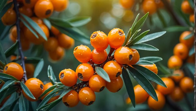 Photo branche d'épinette mûre dans la nature