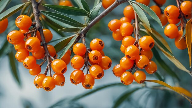 Photo branche d'épinette mûre dans la nature