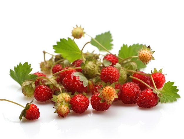 Branche de fraises des bois