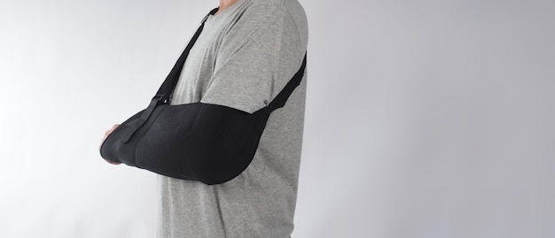 Bras cassé Support de thérapie Arm Sling et couvert autour du coude première articulation bras cassé