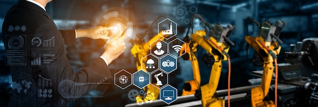 Bras robotiques industriels intelligents pour la technologie de production en usine numérique