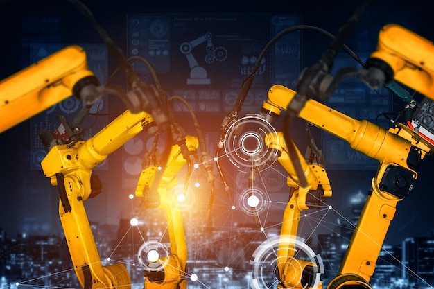 Bras robotiques industriels intelligents pour la technologie de production en usine numérique