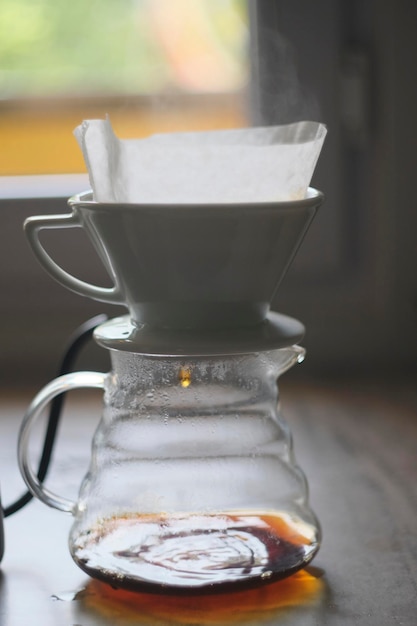 brasser du café avec la méthode v60