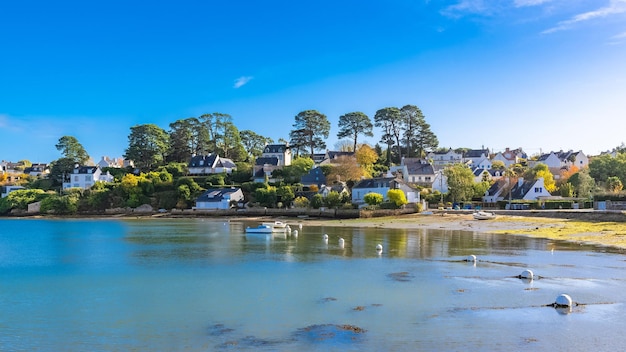 Bretagne Île aux Moines île dans le golfe du Morbihan le port typique