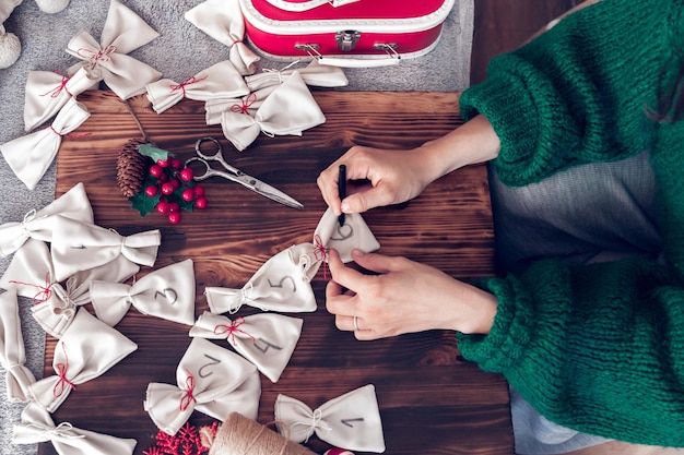 Bricolage actes de gentillesse Calendrier de l'Avent pour un Noël