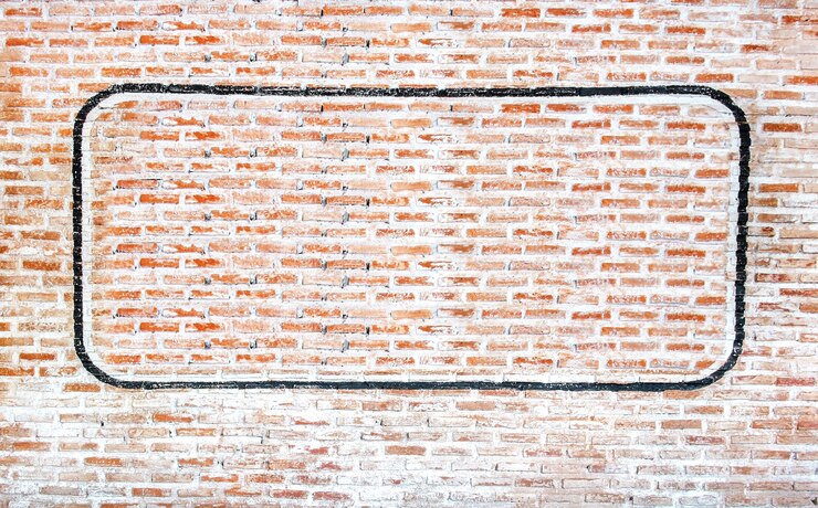 Photo brique grunge avec mur de peinture