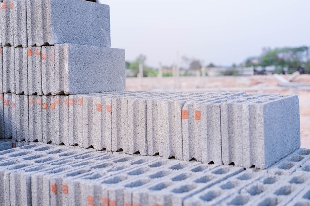 Brique pour la maçonnerie sur le mur extérieur.