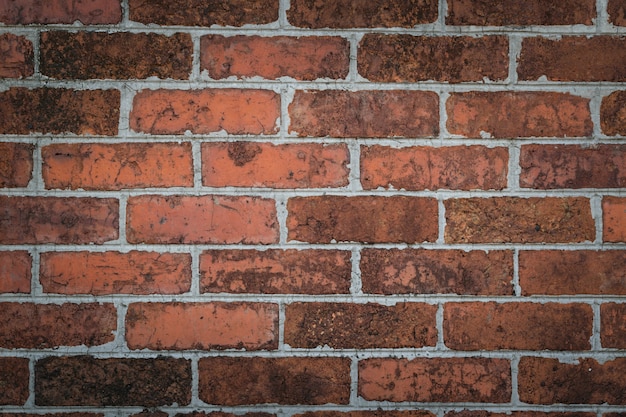 Brique rouge mur texture fond surface couleur naturelle