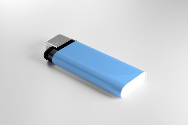 Briquet isolé sur blanc