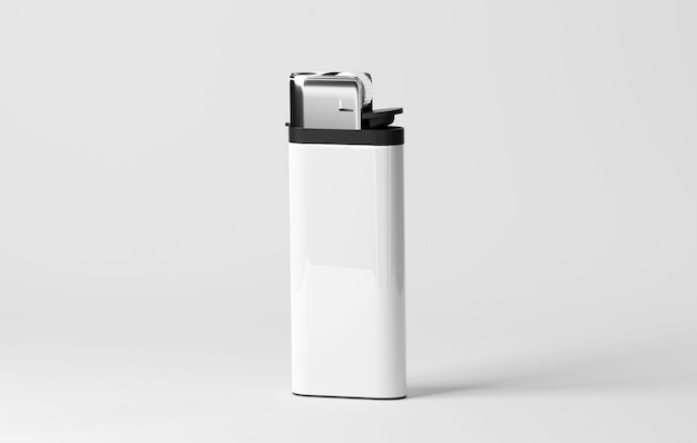 Briquet isolé sur blanc