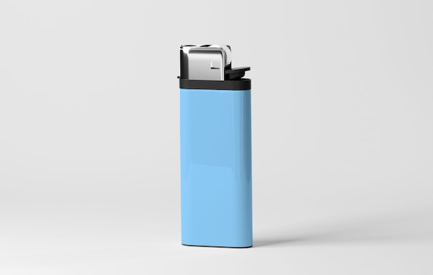 Briquet isolé sur blanc