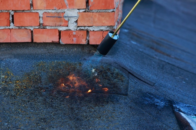 Briseur à gaz avec feu