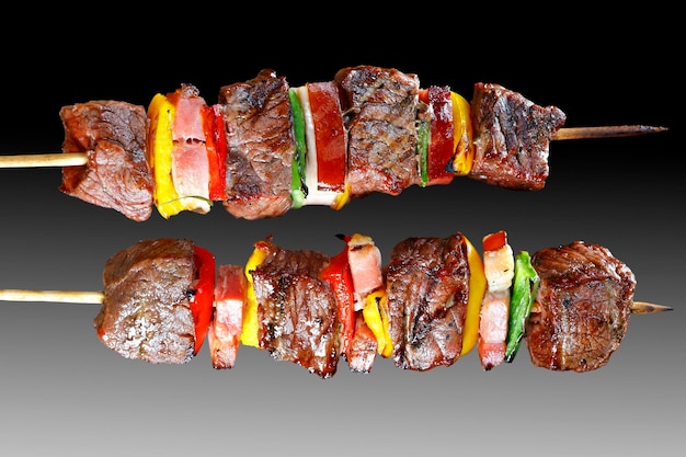 Brochette de viande barbecue