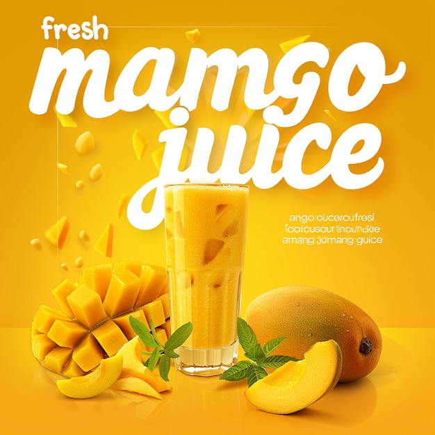 brochure de promotion de boissons fraîches