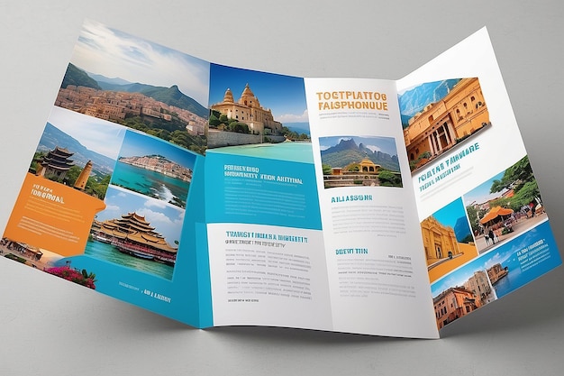 Photo brochure de voyage à destination