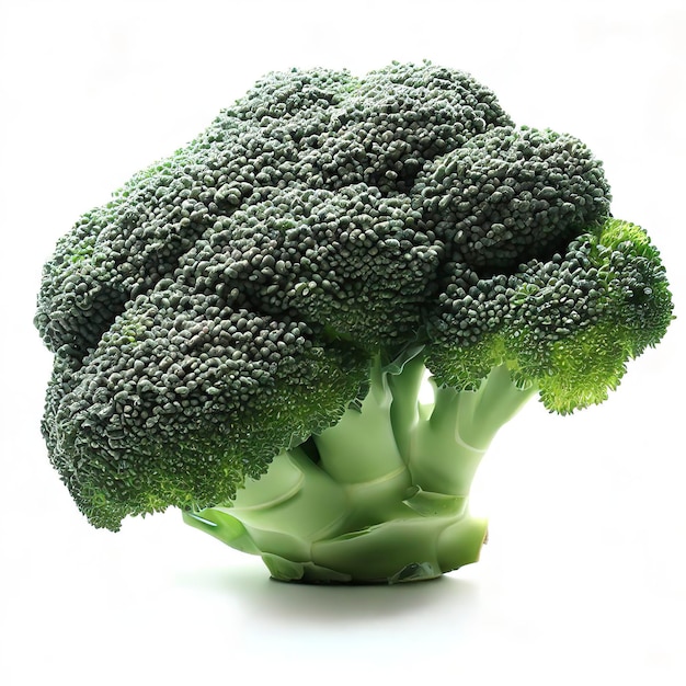 Brocoli sur fond blanc