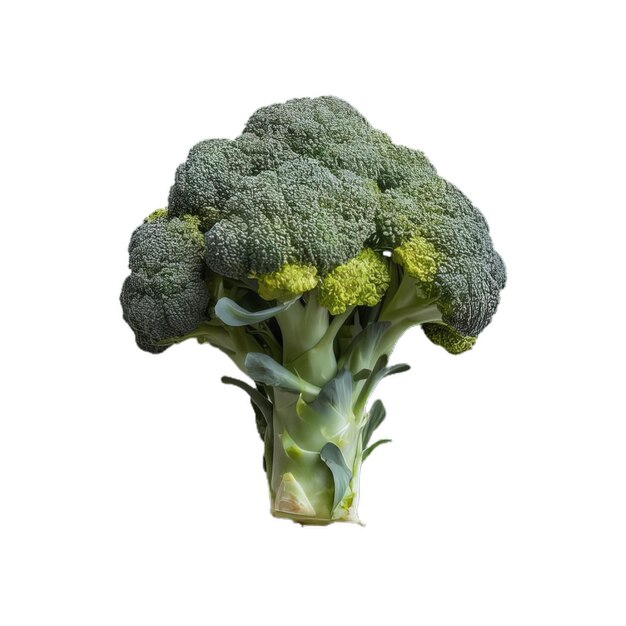 Brocoli frais sur un fond blanc