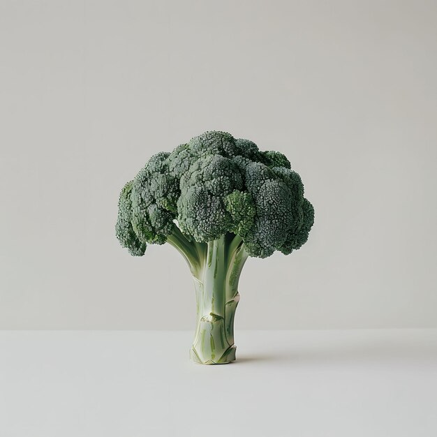 Brocoli frais isolé sur fond blanc