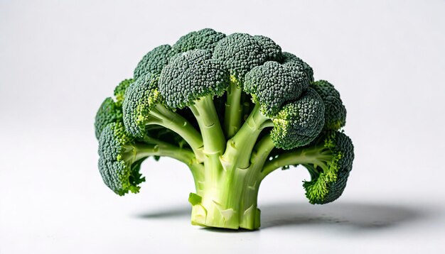 Brocoli frais isolé sur fond blanc