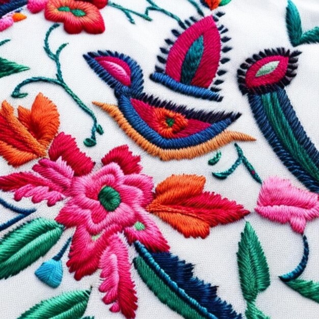 Photo broderie mexicaine