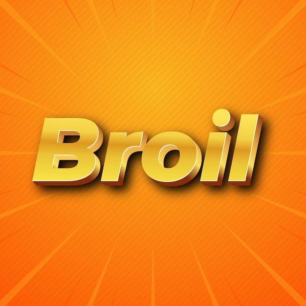 Broil Text effect Gold JPG carte de fond attrayante confettis photo