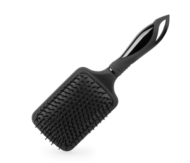 Brosse à cheveux isolé sur fond blanc