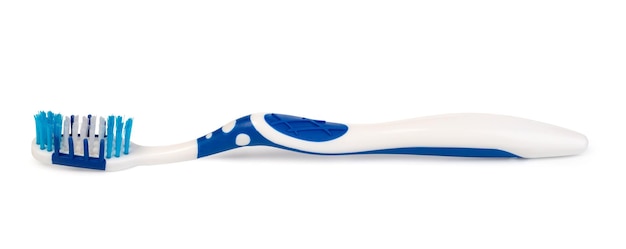 Brosse à dents sur un blanc