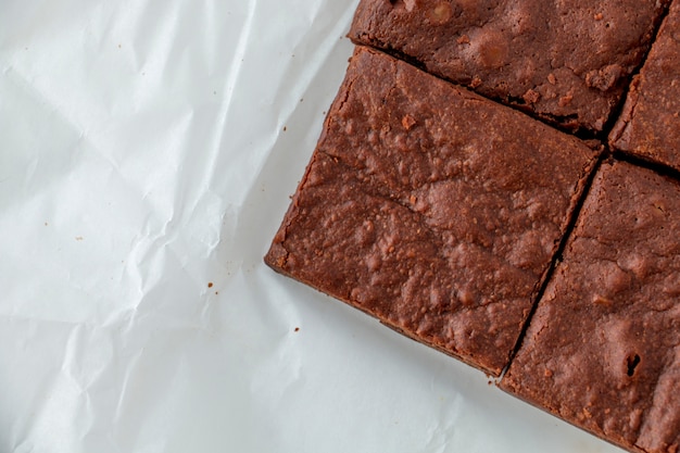 Brownie au chocolat fait maison