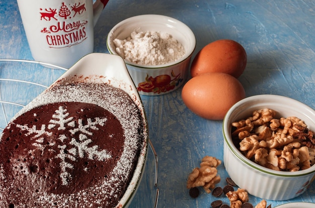 Brownie de Noël pour les vacances d'hiver